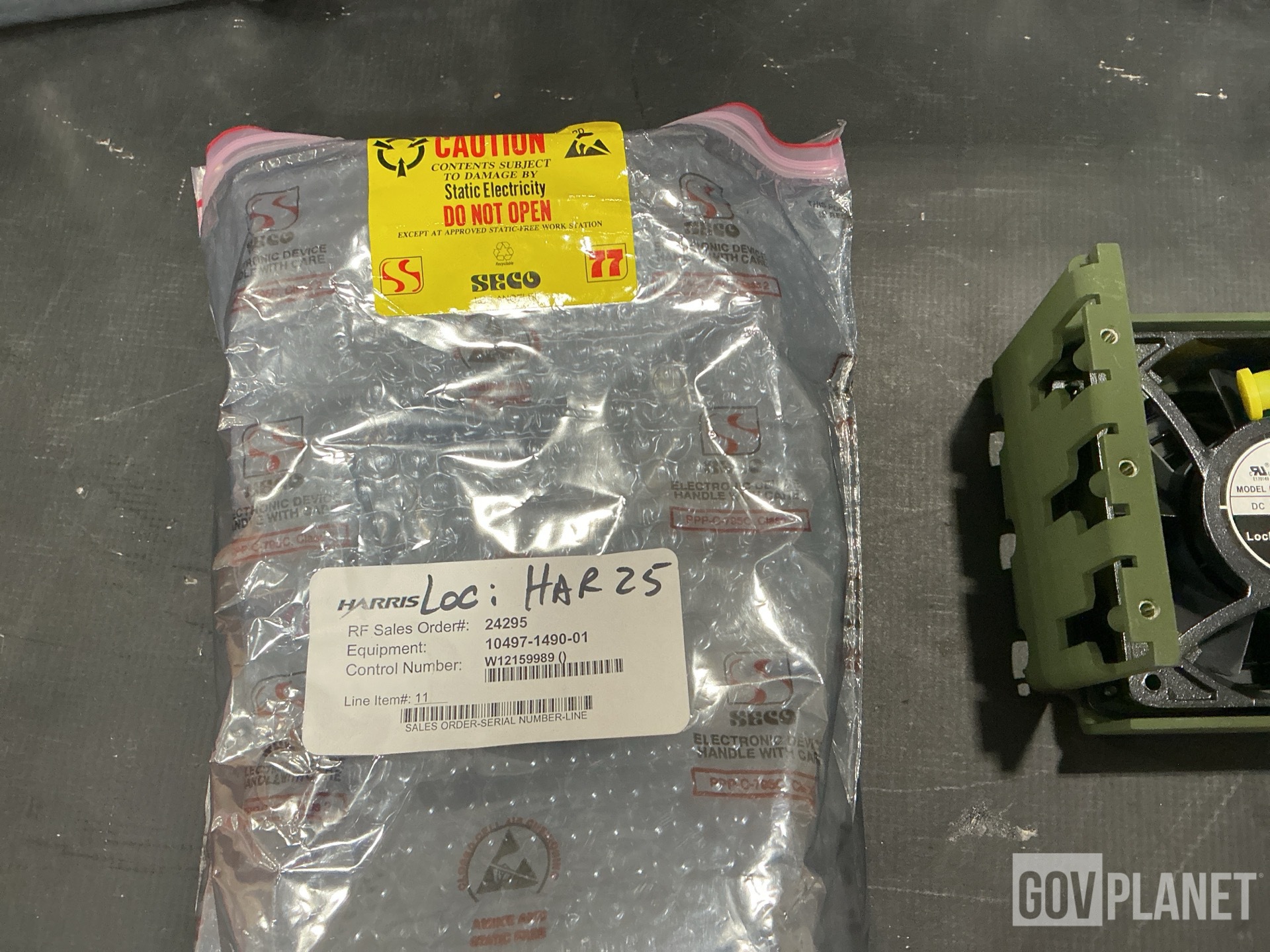 (6) Harris 10497-1490-01 Fan Assemblies