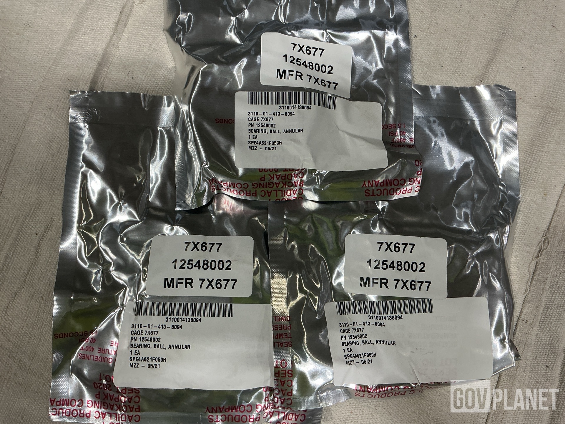 (115) GM 12548002 Annular Ball Bearings