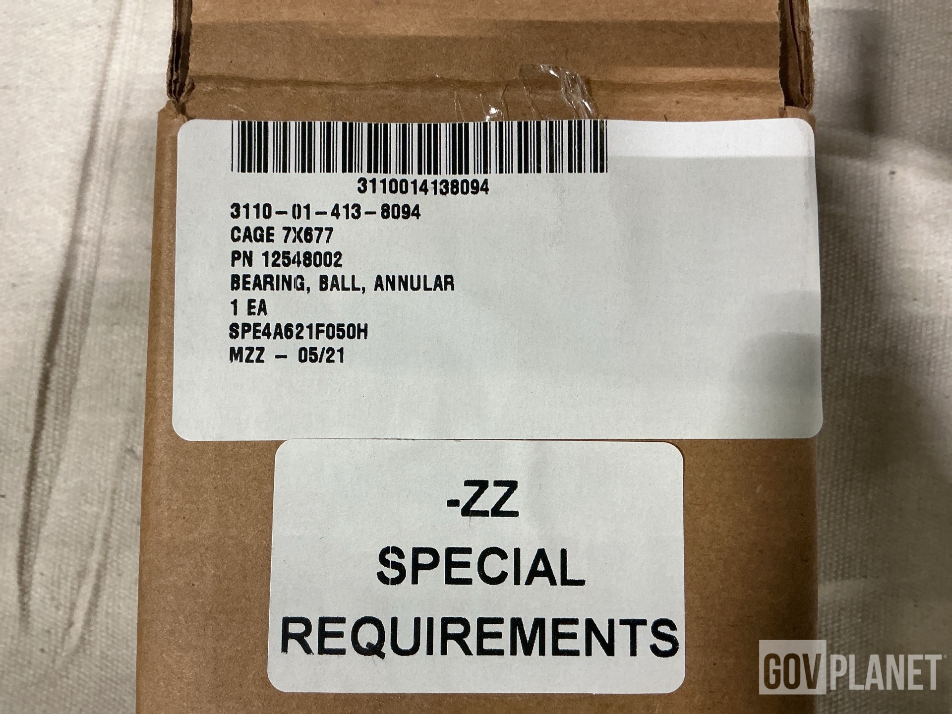 (115) GM 12548002 Annular Ball Bearings
