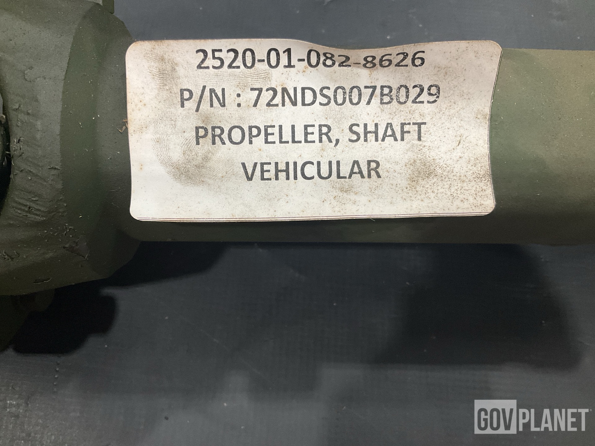 (8) 72WDS007B029 Propeller Shafts