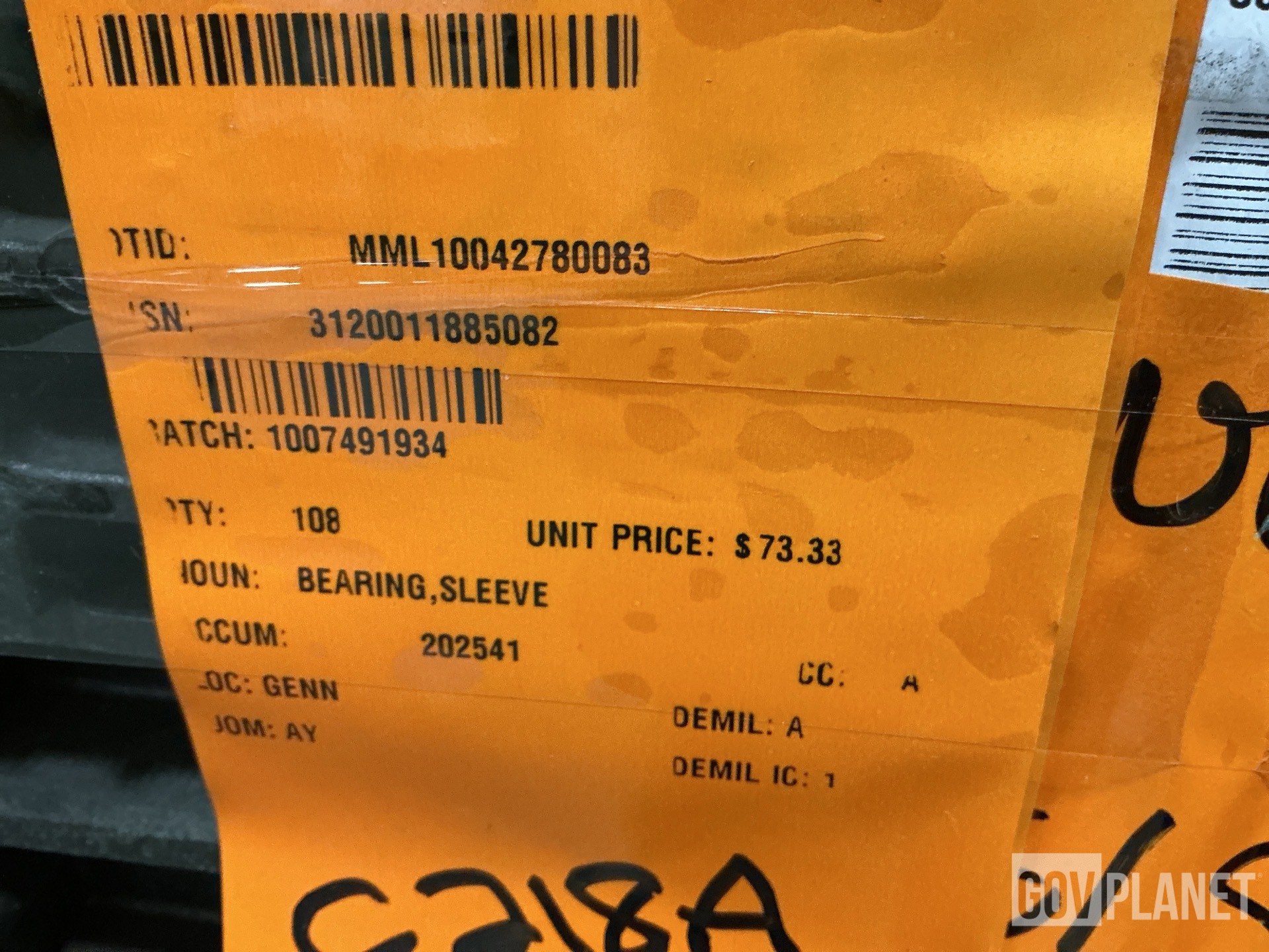 (108) MD3 12340310 Sleeve Bearings