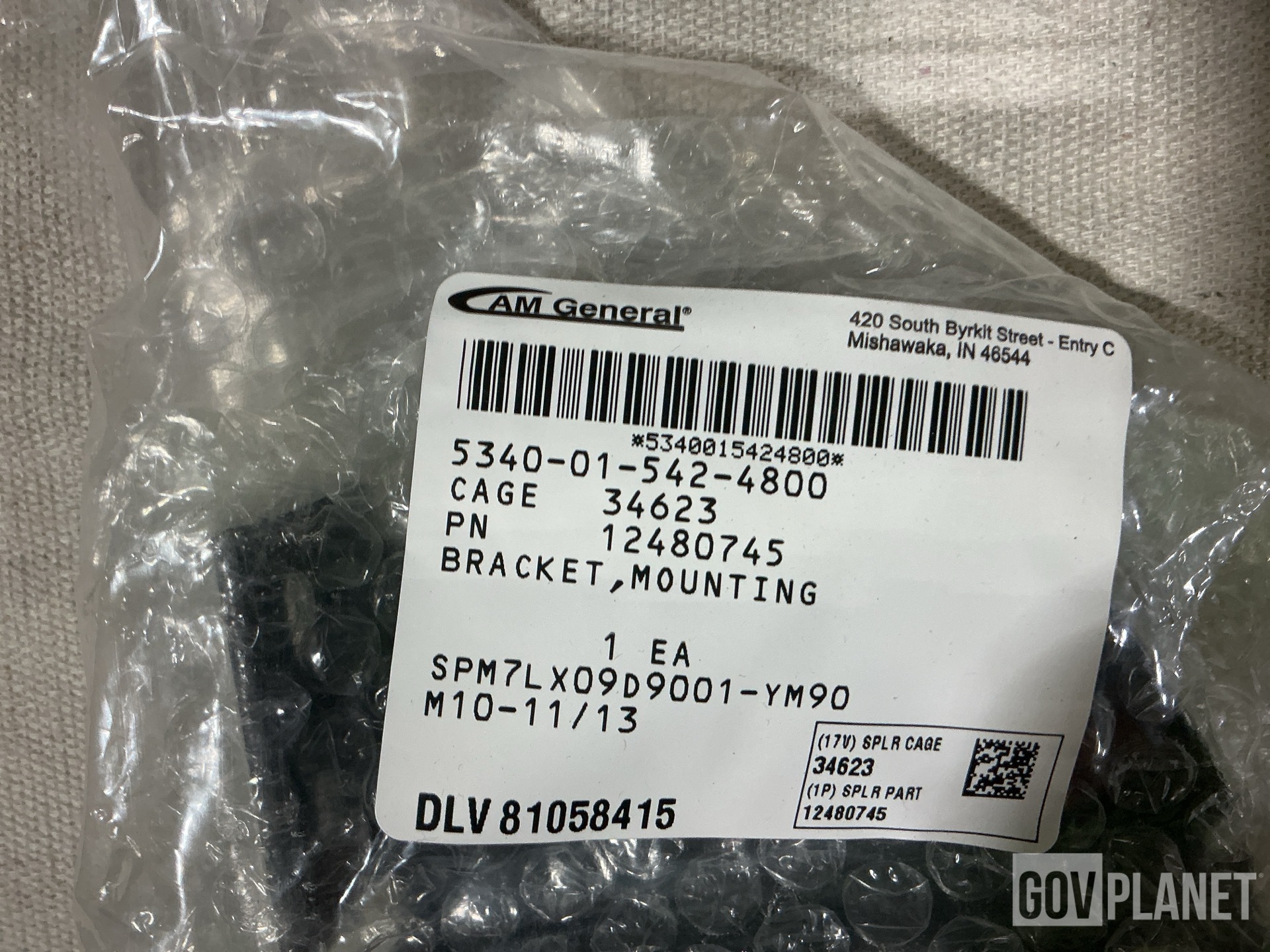(149) AM General 12480745 Mounting Brackets