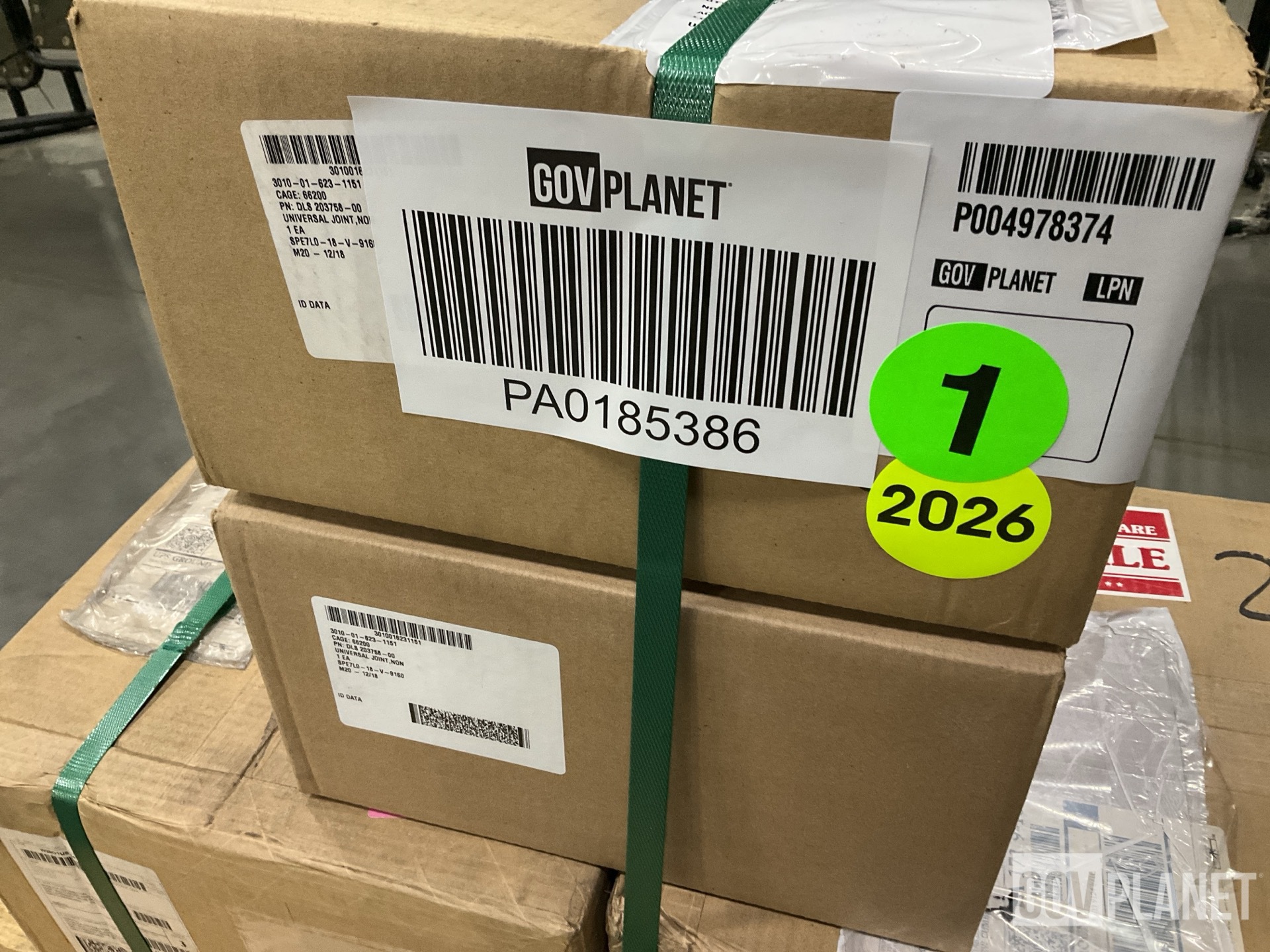 (6) Pioneer Industries DLS 203758-00 Non-Vehicular Universal Joints