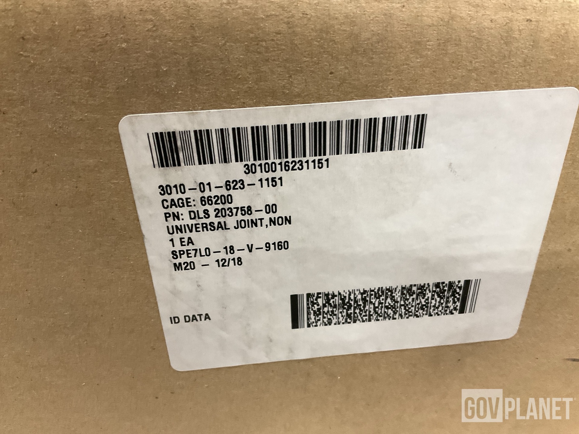 (6) Pioneer Industries DLS 203758-00 Non-Vehicular Universal Joints