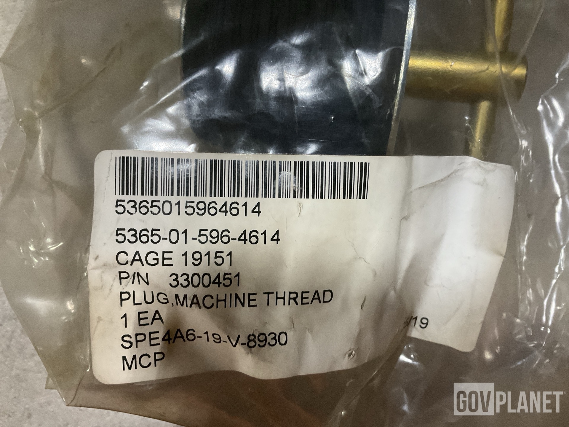 (37) Lynn Electronics 3300451 Machine Thread Plugs
