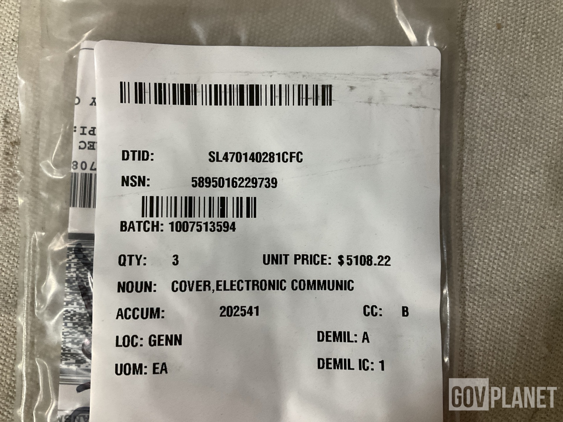 (3) JGB SRC3580-04 Electronic Communications Covers