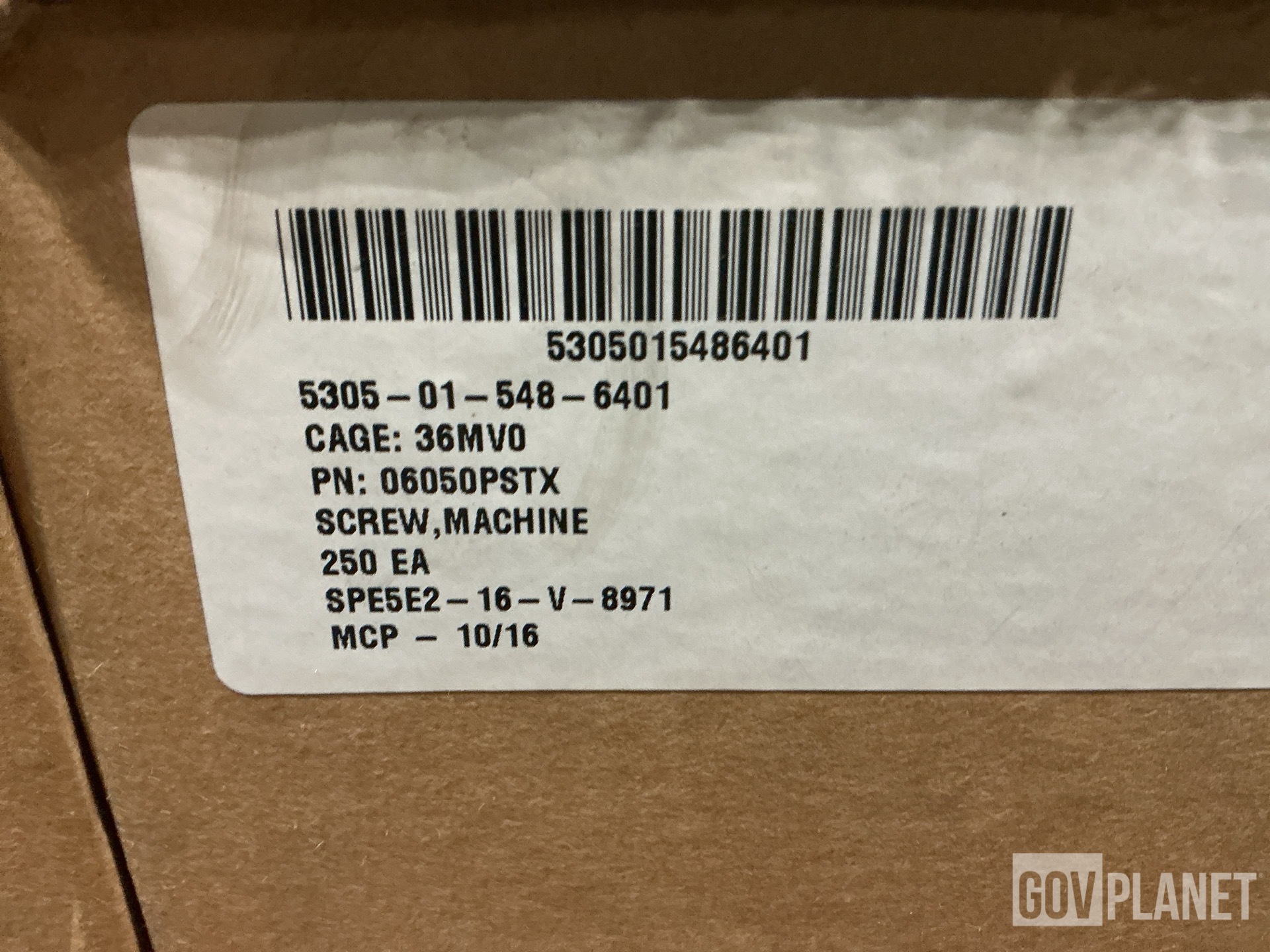 (19,500) Spartan 06050PSTX Machine Screws