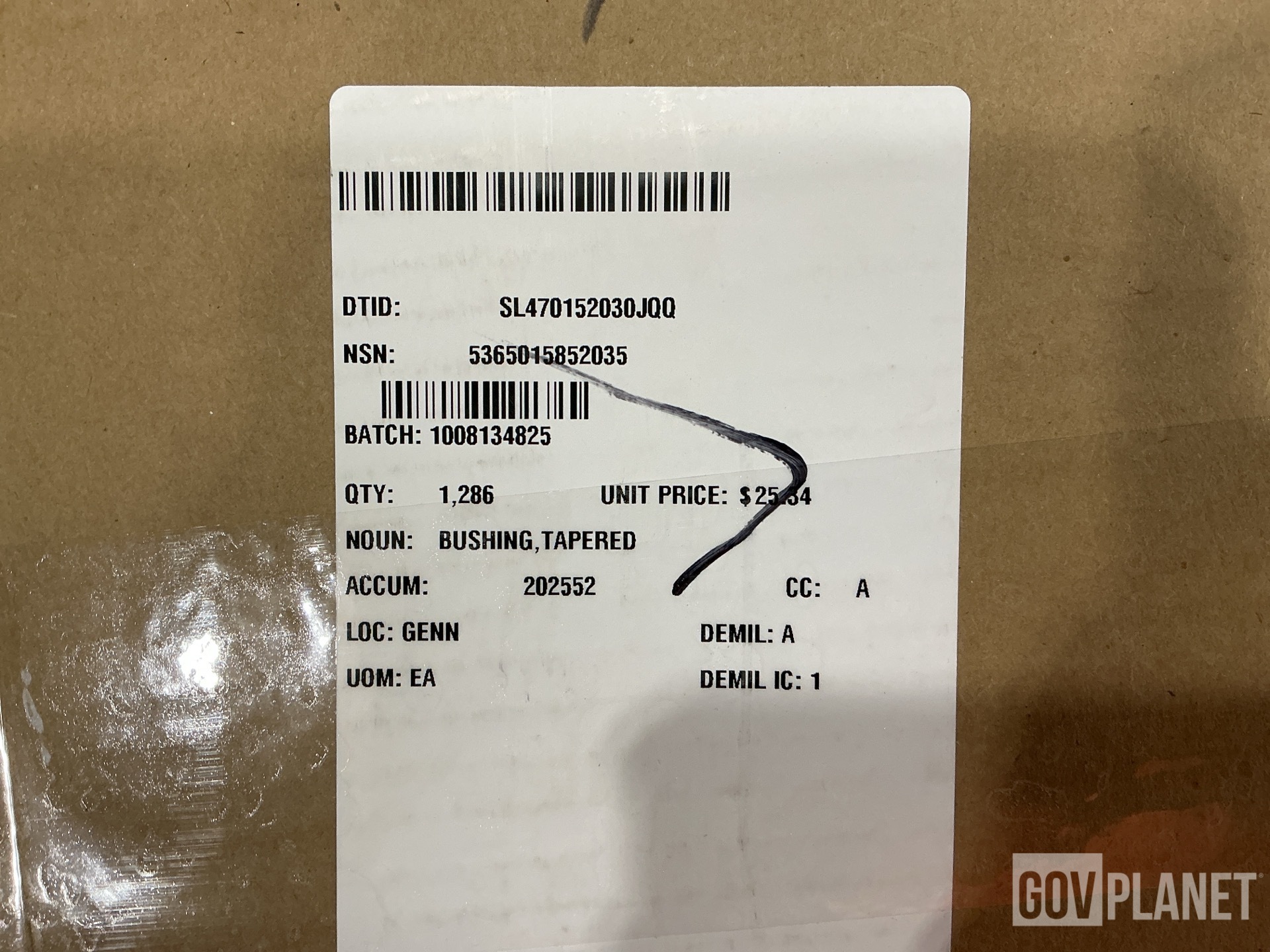 (1,286) Navistar Defense 3877033C1 Tapered Bushings