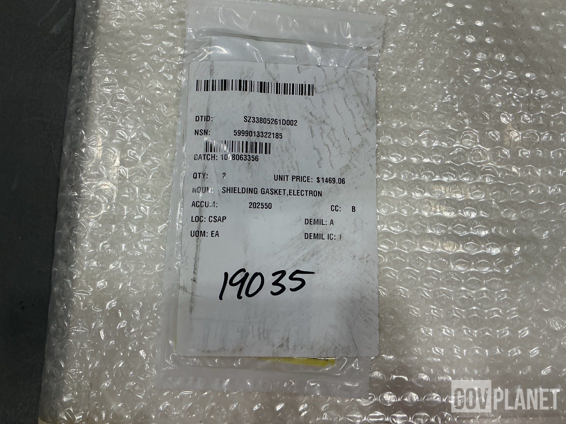 (2) RSI 19-09-LE21-1287 Electronic Shielding Gaskets