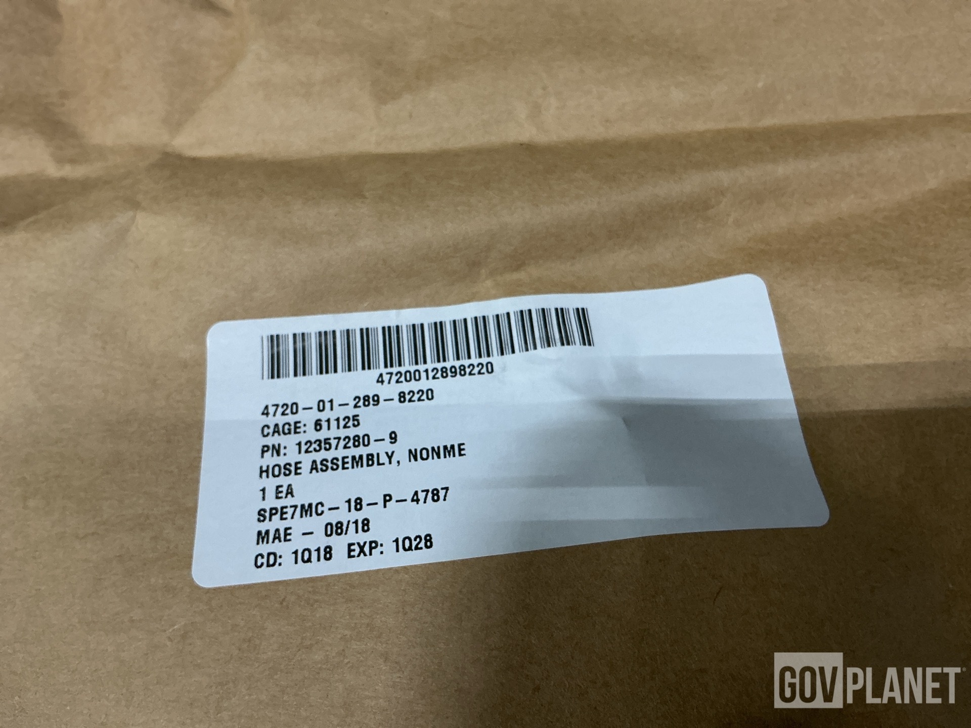 (92) J.G.B. Enterprises 12357280-9 Non-Metallic Hose Assemblies
