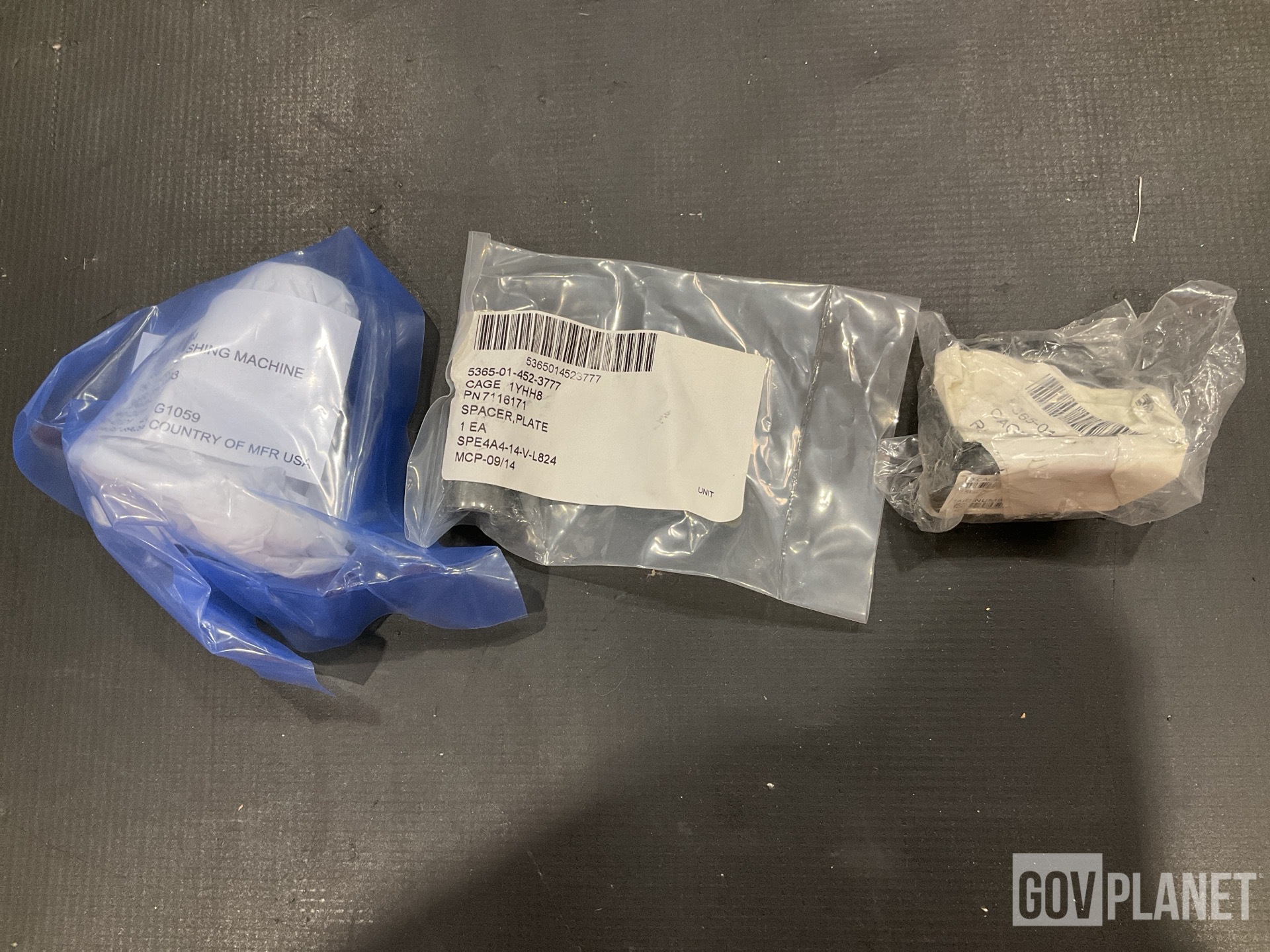 (85) Plate Spacers, (26) Bushings, (11) Rings & Assorted Items