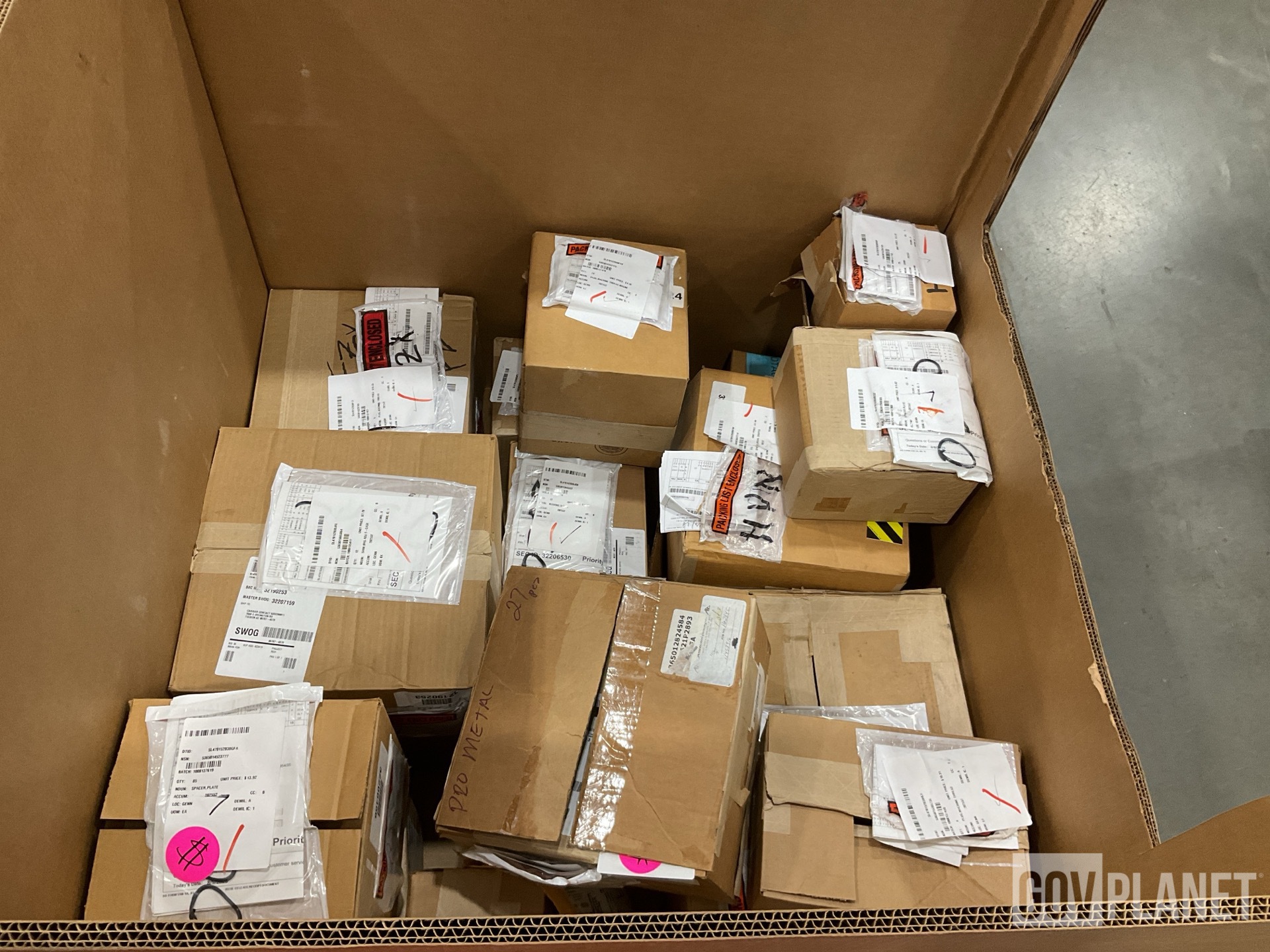 (85) Plate Spacers, (26) Bushings, (11) Rings & Assorted Items