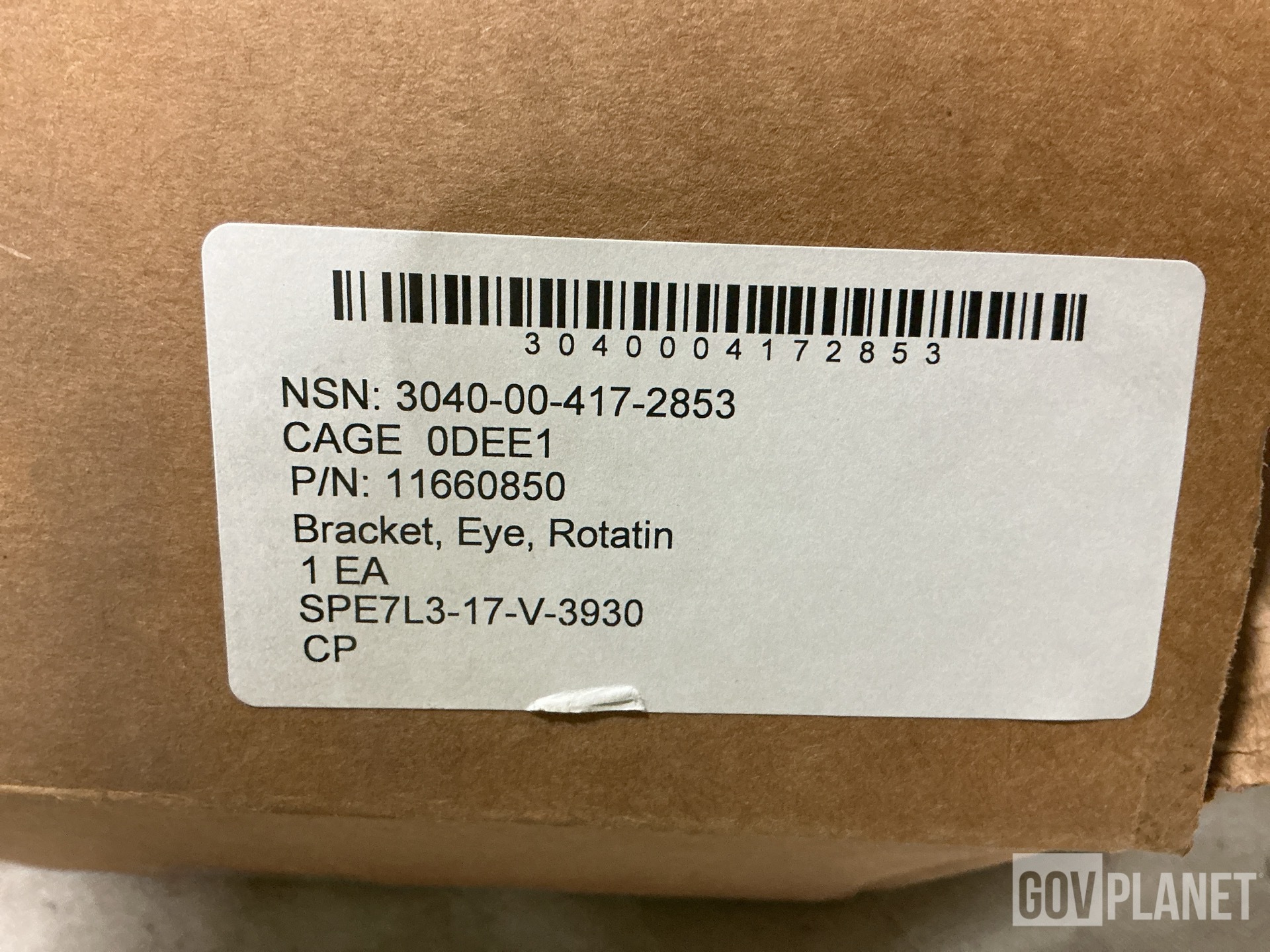 (38) Oxnard Precision Fabrication 11660850 Rotating Shaft Eye Brackets