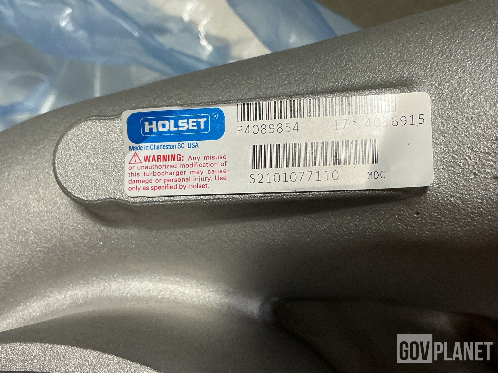 Holset 17-4036915 Turbosupercharger