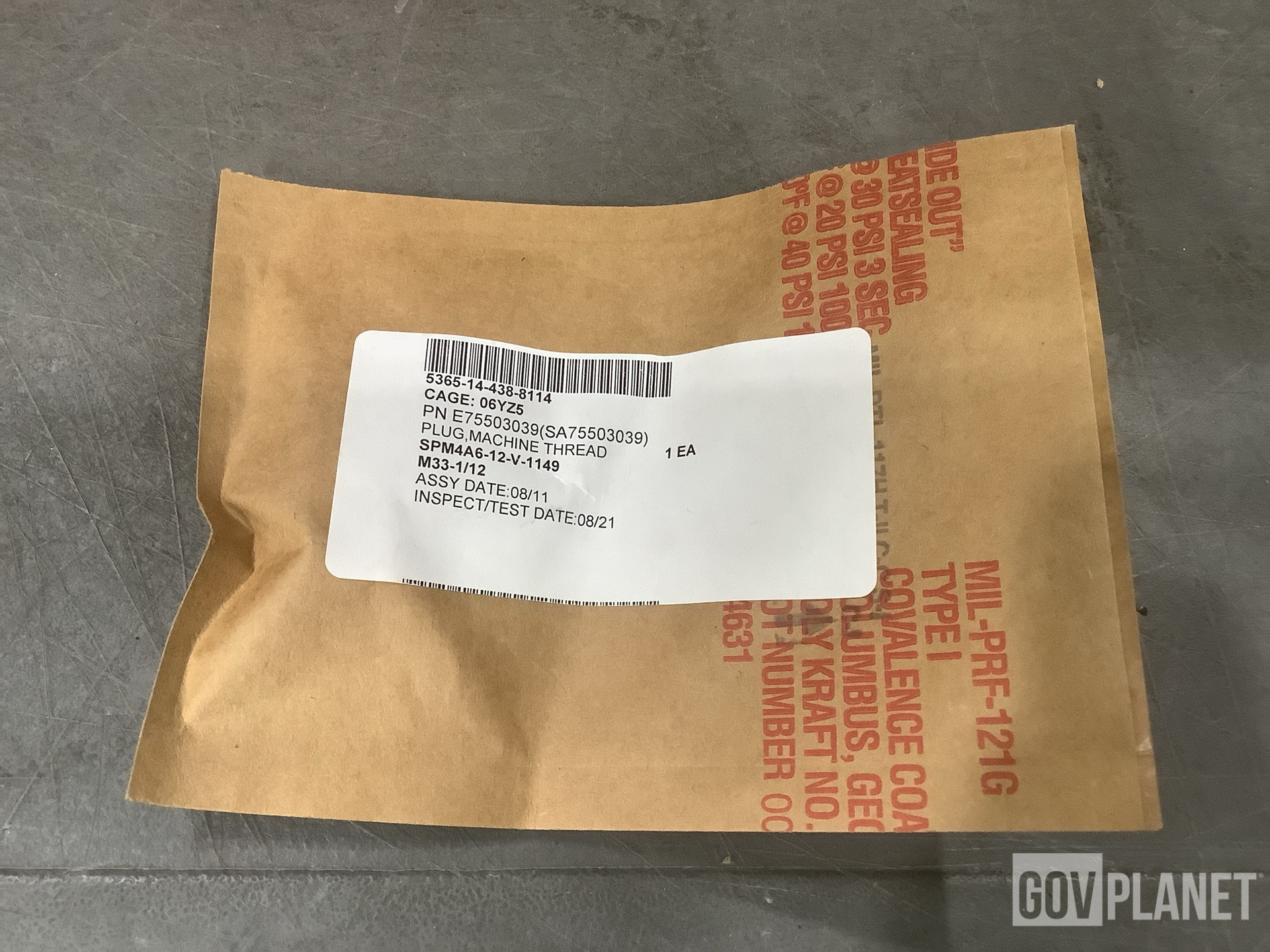 (1,013) Badger Truck 75503039 Machine Thread Plugs