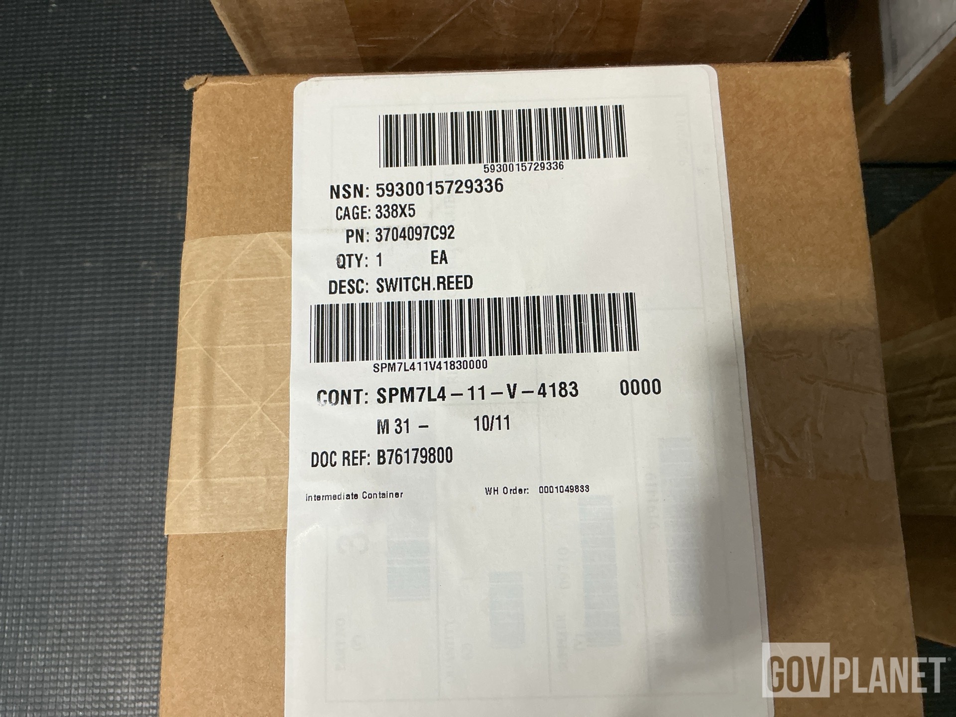 (16) Navistar Defense 3704097C92 Reed Switches