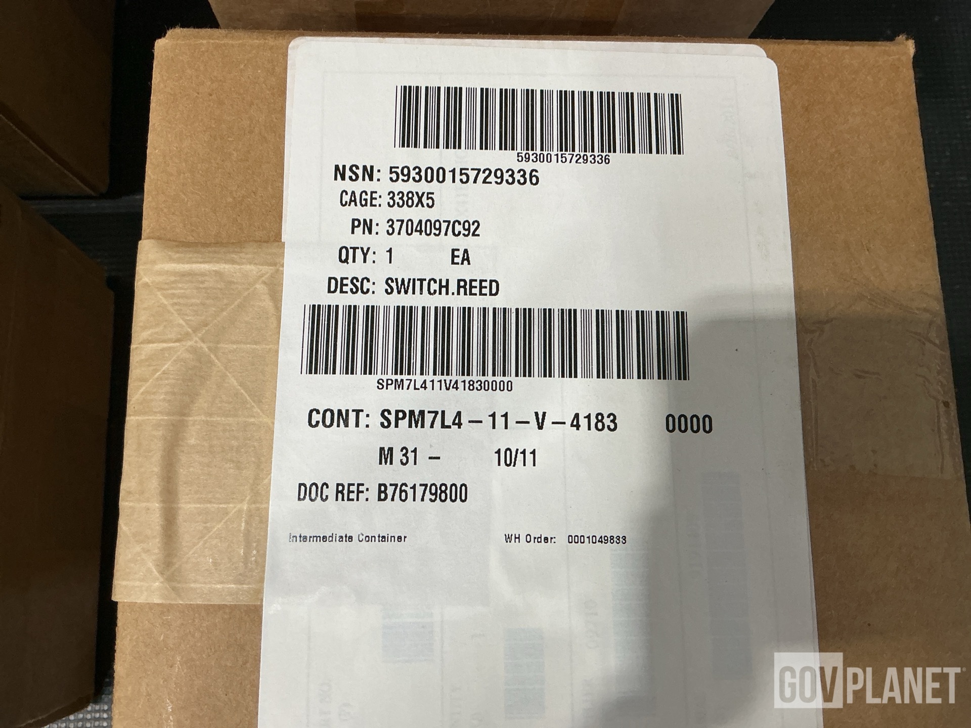(16) Navistar Defense 3704097C92 Reed Switches