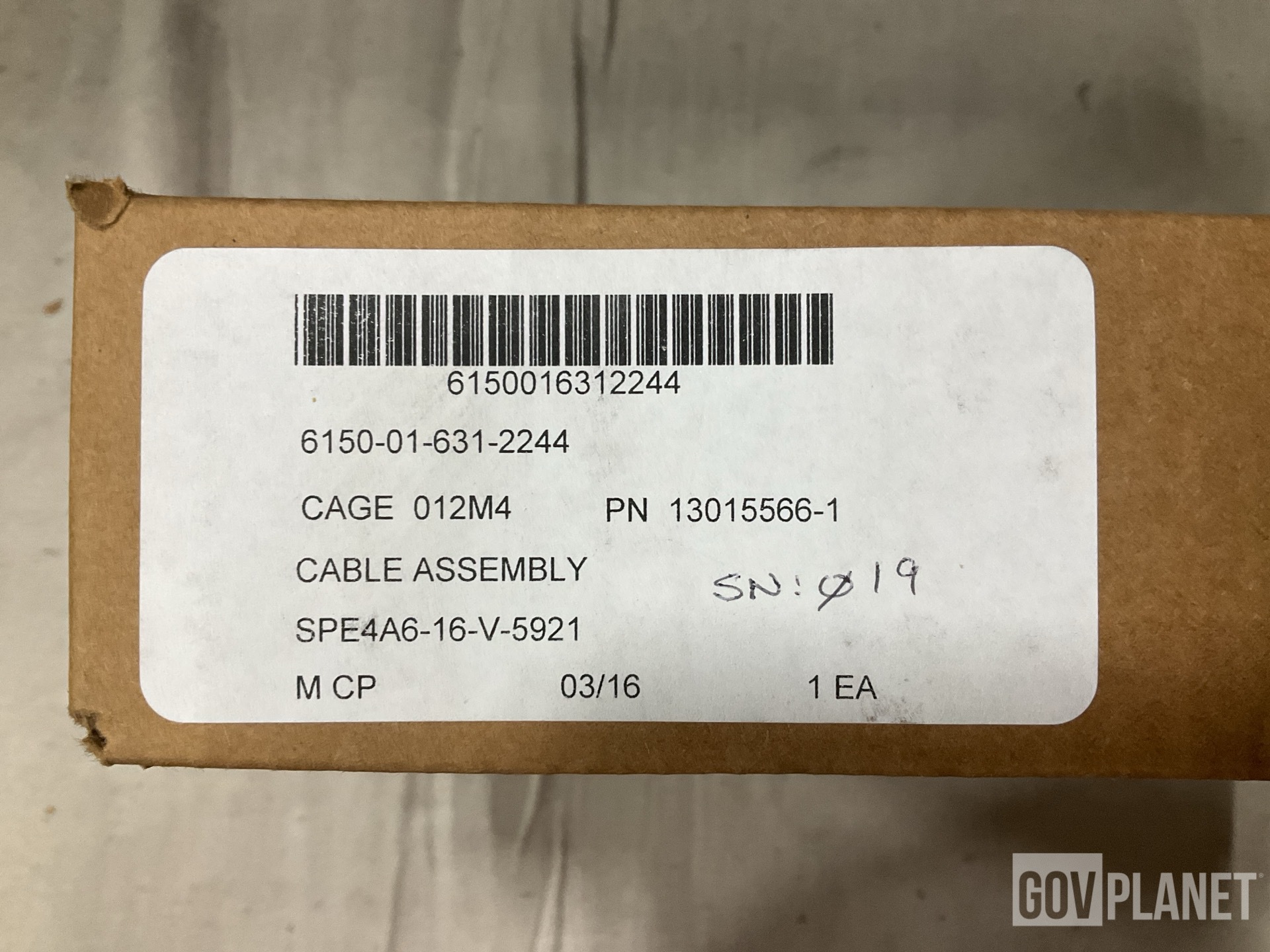 (16) Orbital 13015566-1 Power Cable Assemblies