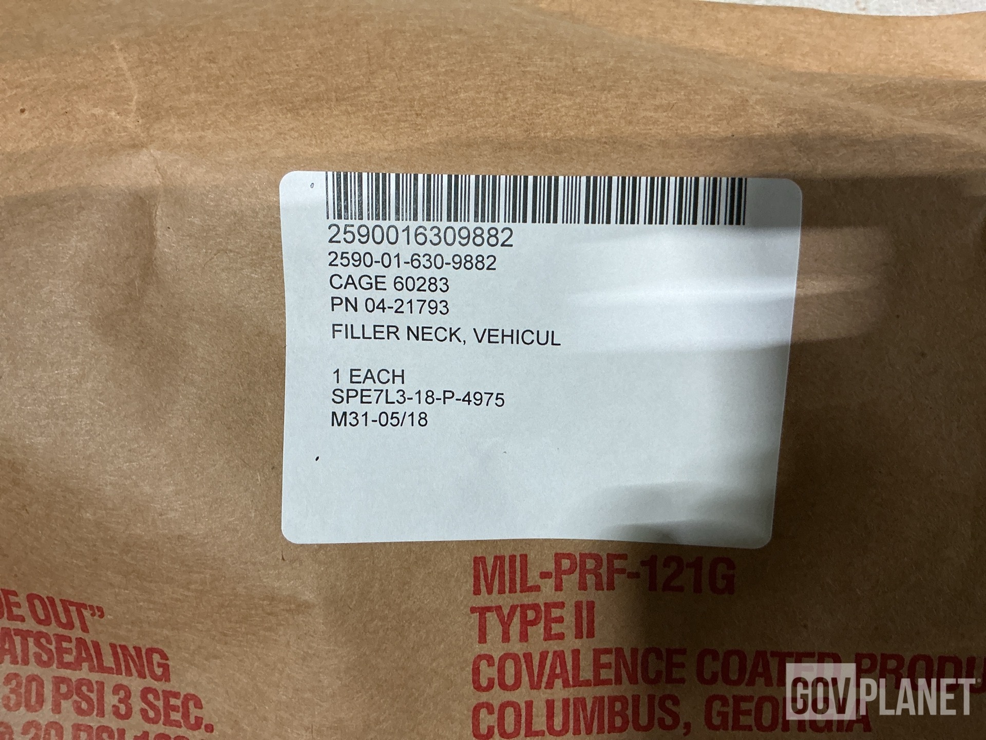(12) Afcon 04-21793 Vehicular Filler Necks