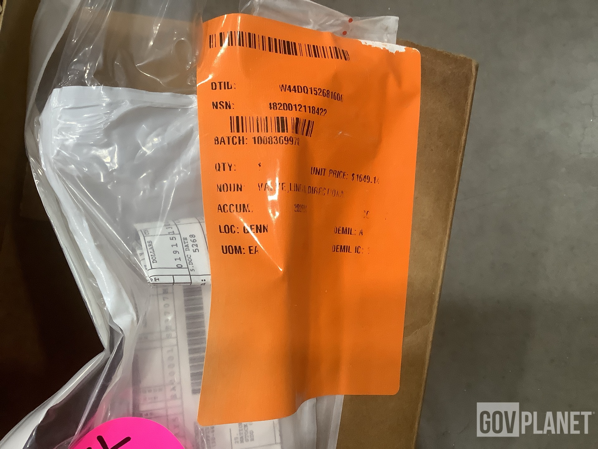 (3) Maintenance Kits, (1) Directional Control Linear Valve & Assorted Items
