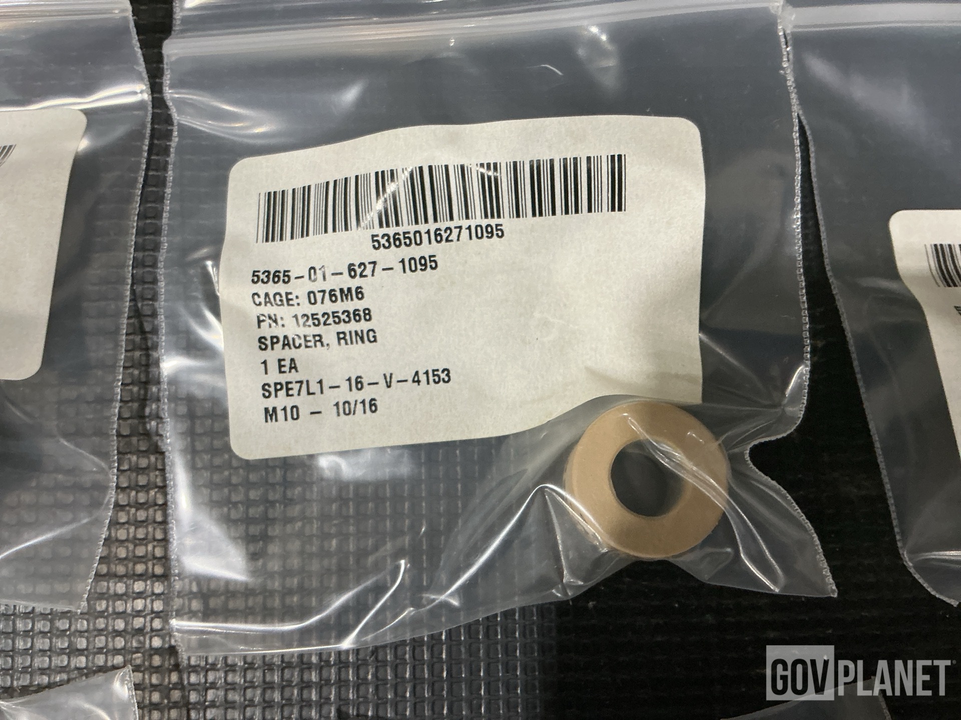 (186) BAE Systems 12525368 Ring Spacers