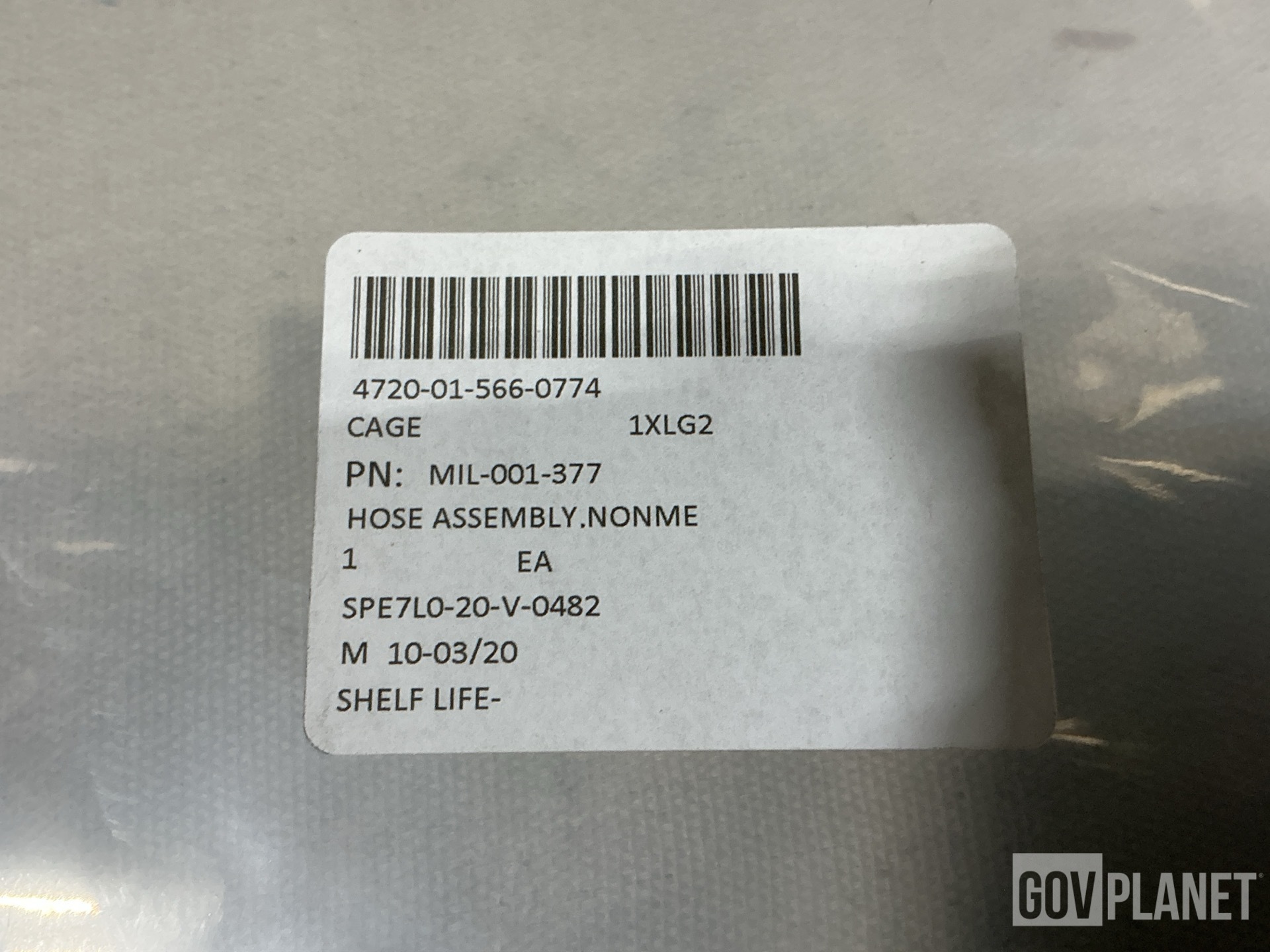 (114) Fascan MIL-001-377 Hose Assemblies