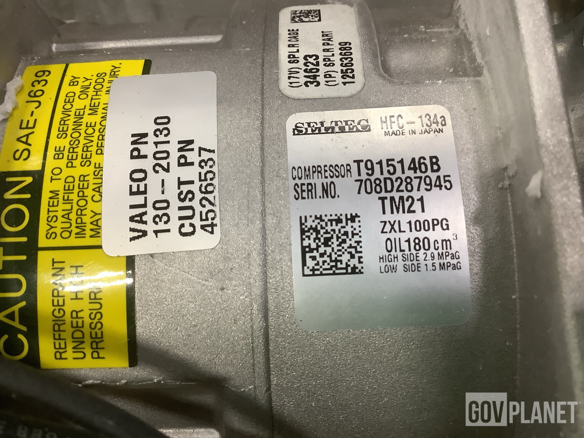 (3) AM General T915146B Refrigeration Compressors
