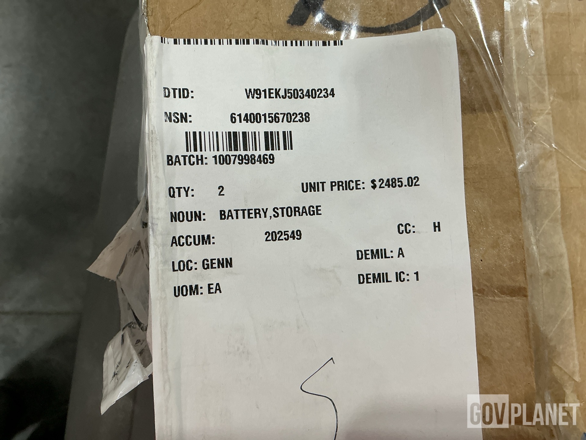 (2) Kidde 422463 Battery Backups
