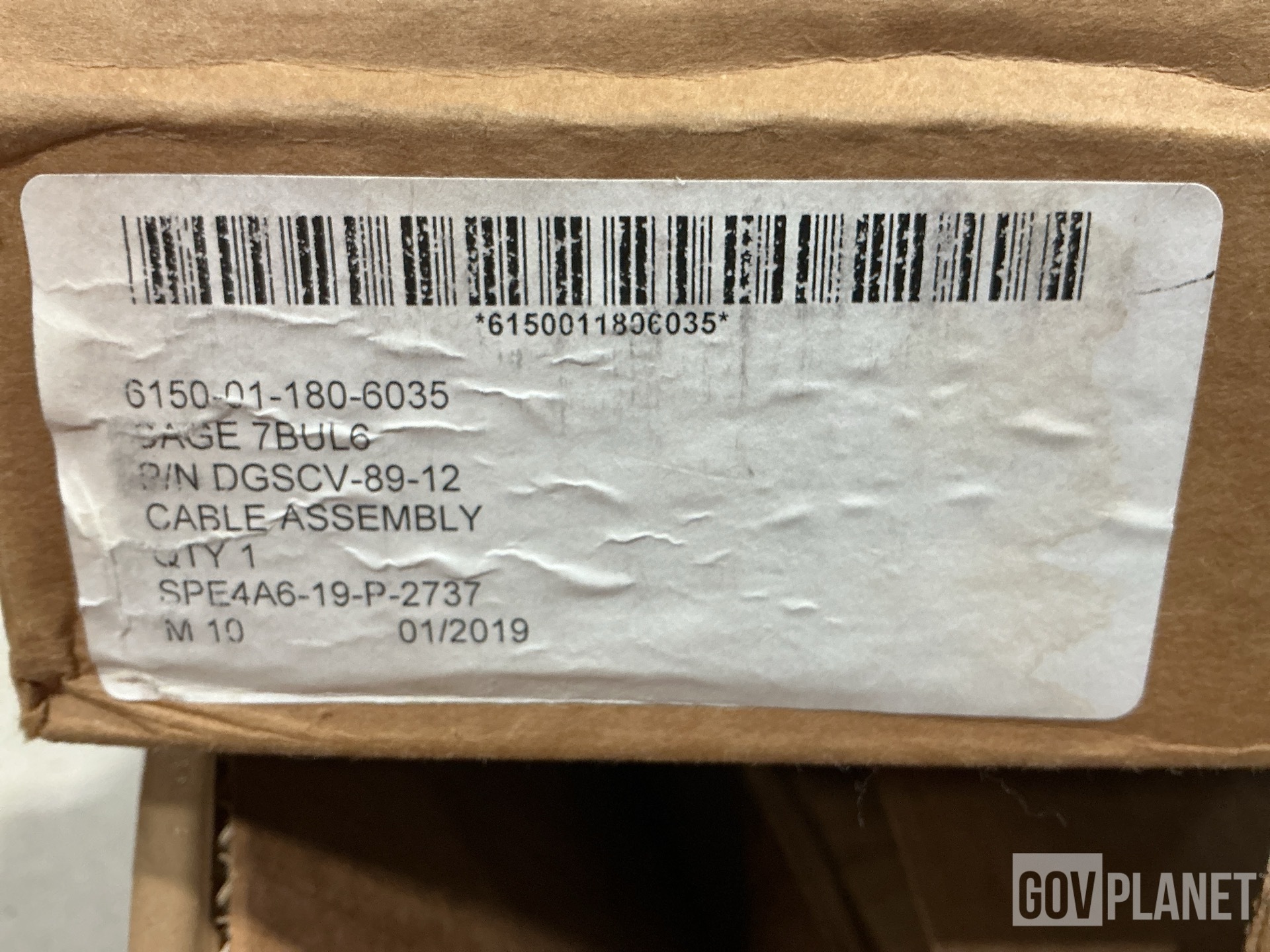 (11) Global Logistics Strategies DGSCV-89-12 Power Cable Assemblies